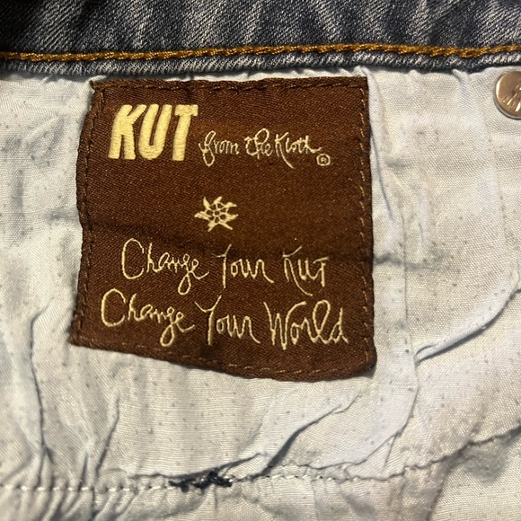 Kut from the Kloth Women's Straight Leg Jeans in Blue size 14 - Picture 5 of 8